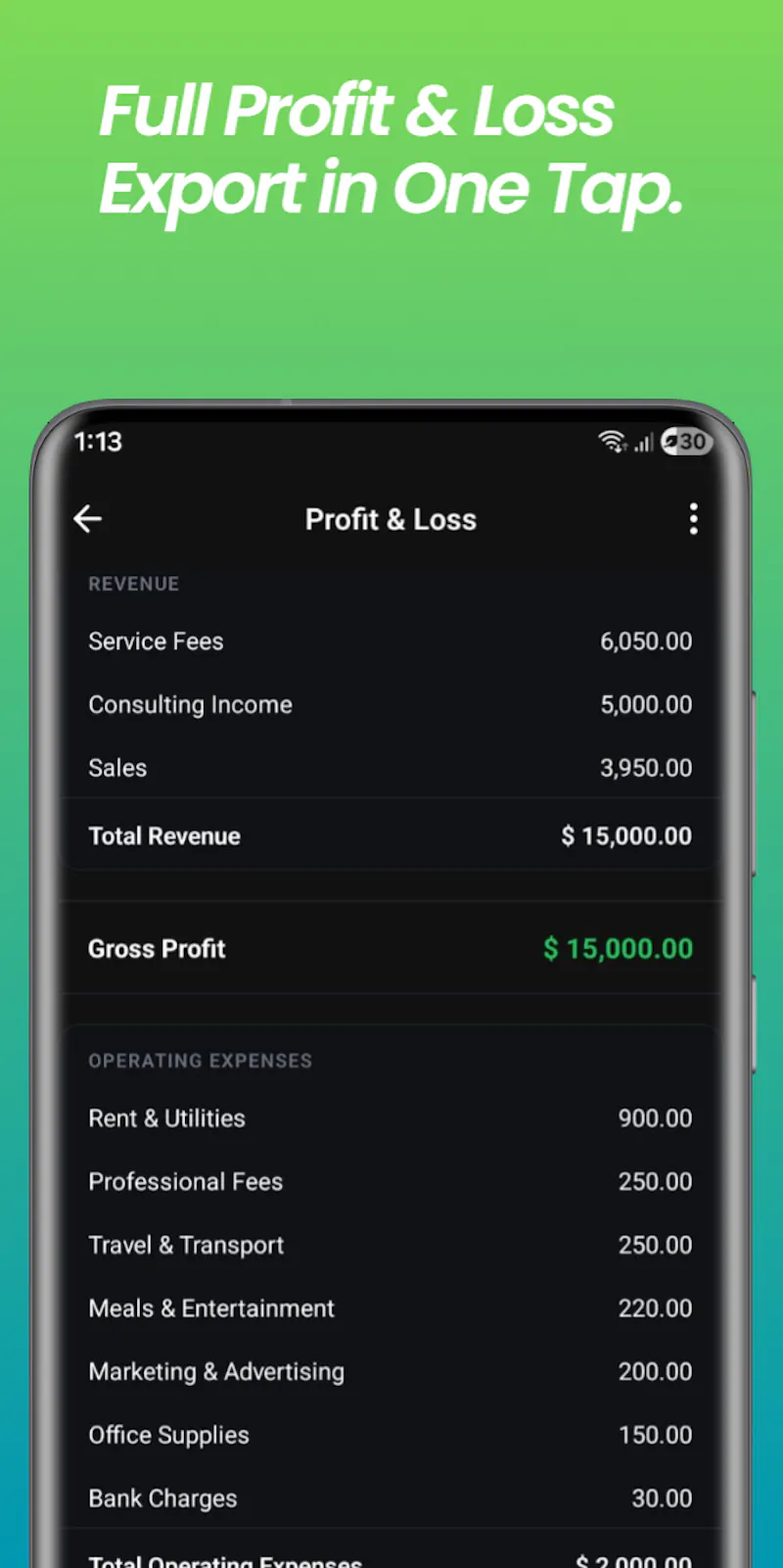 Wise Ledger screenshot 3