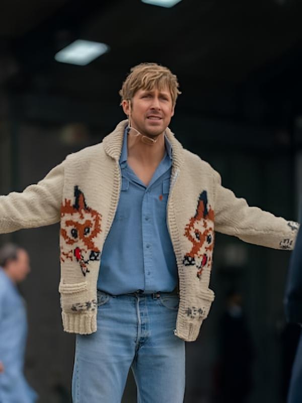 Ryan Gosling Wolf Cardigan gallery image