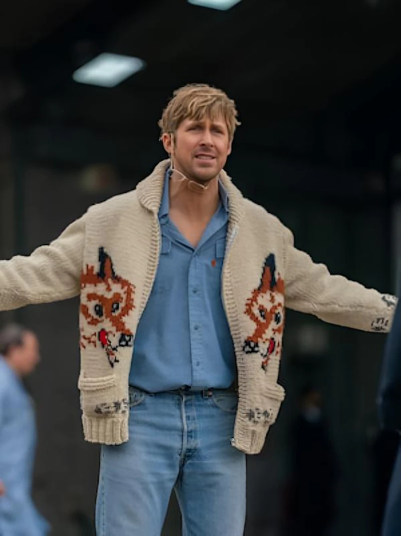 Ryan Gosling Wolf Cardigan screenshot 1