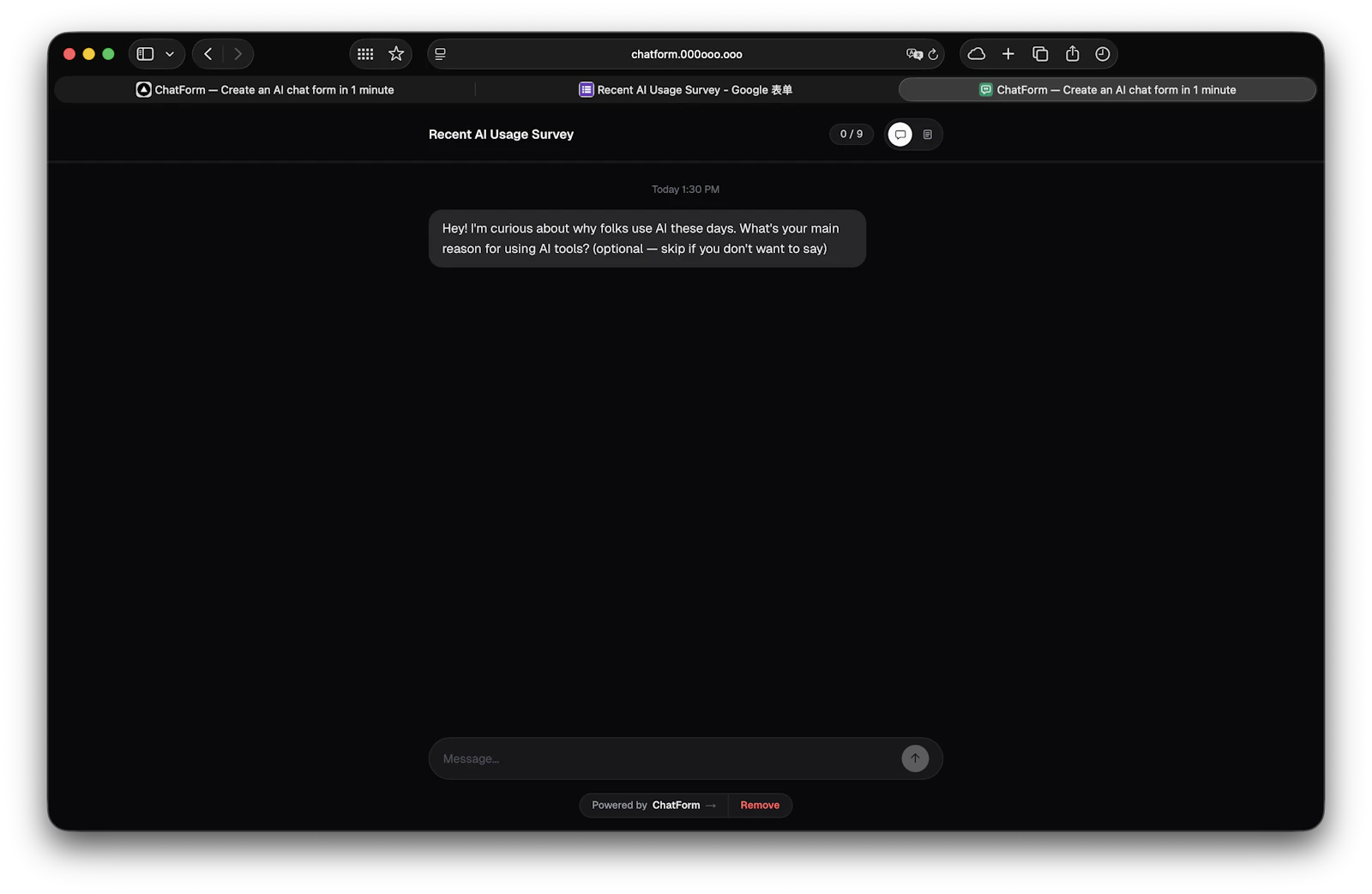 ChatForm screenshot 5