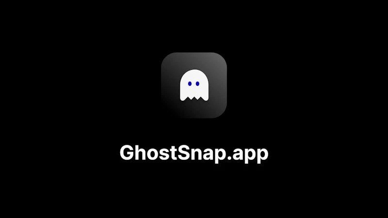 GhostSnap screenshot 1 (video preview)