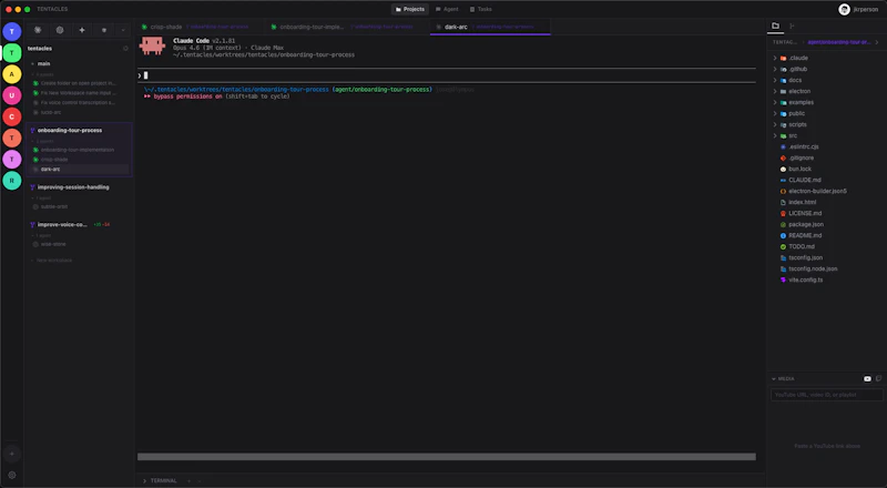 Tentacles IDE screenshot 2