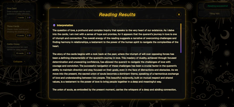 Luna Tarot screenshot 4