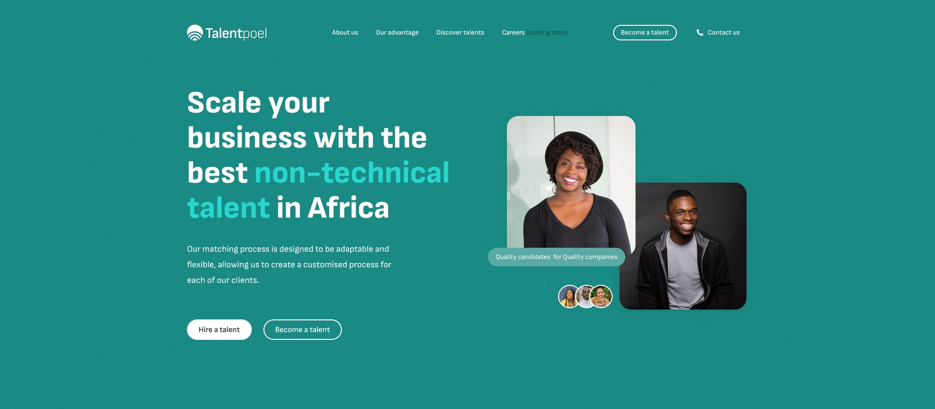 Talentpoel - Main product screenshot demonstrating key features and user interface