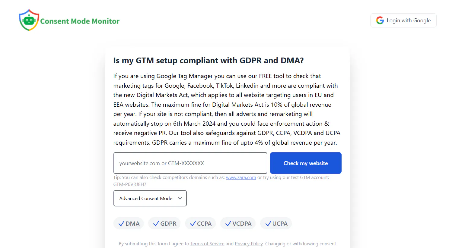 Consent Mode Monitor gallery image