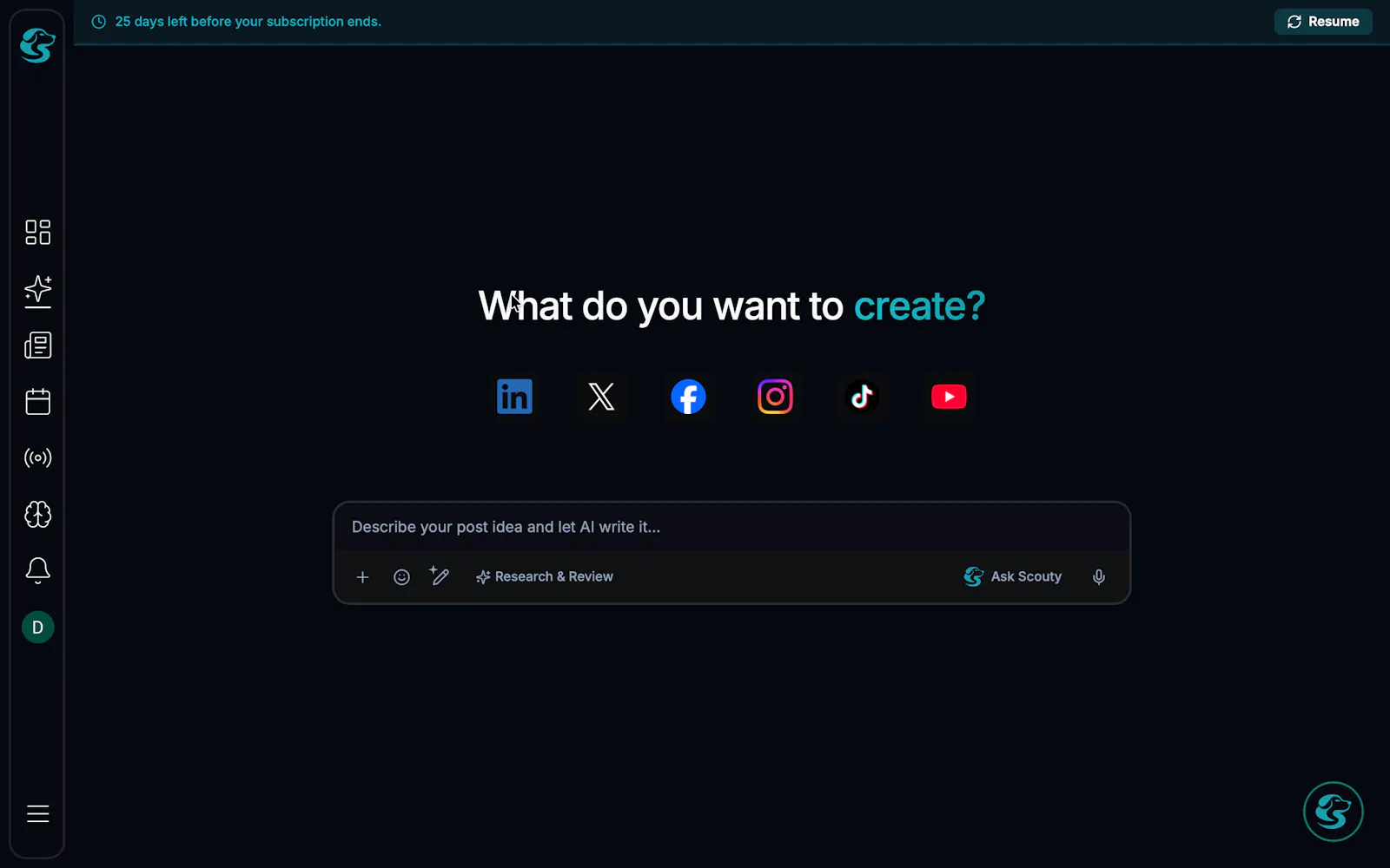 ScoutSocial.ai screenshot 2