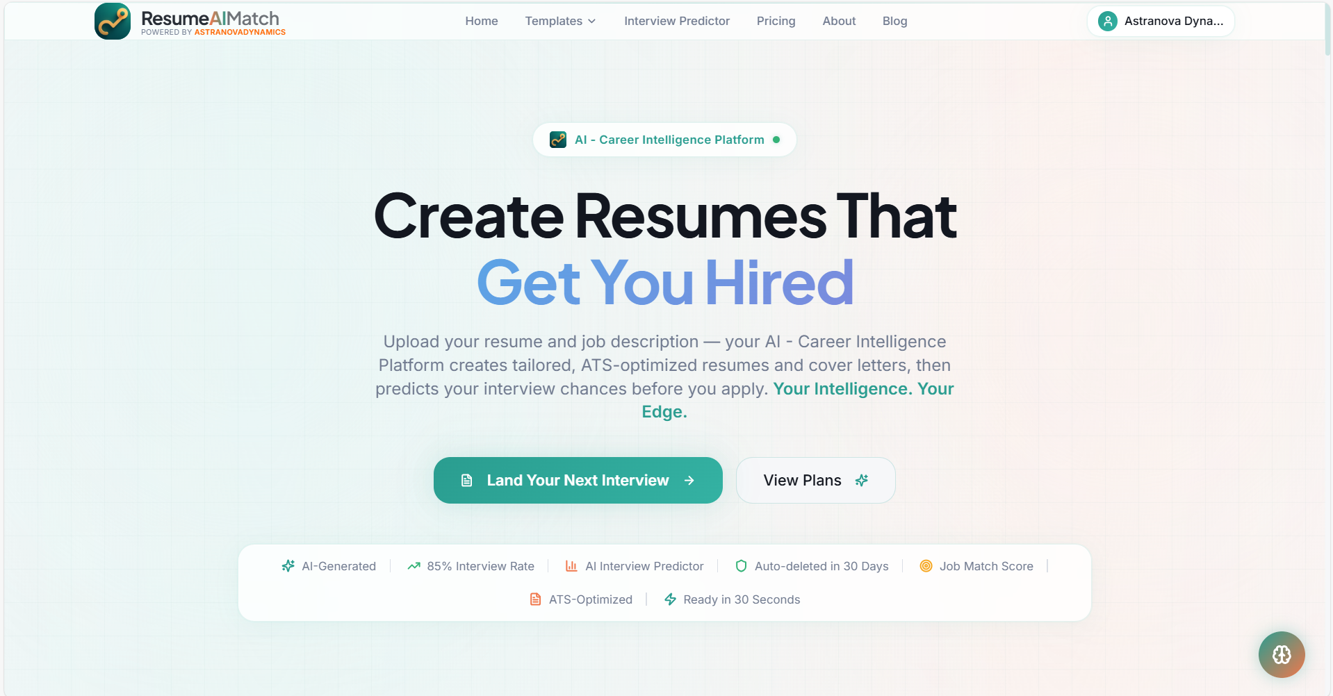 ResumeAIMatch - AI Career Intelligence gallery image