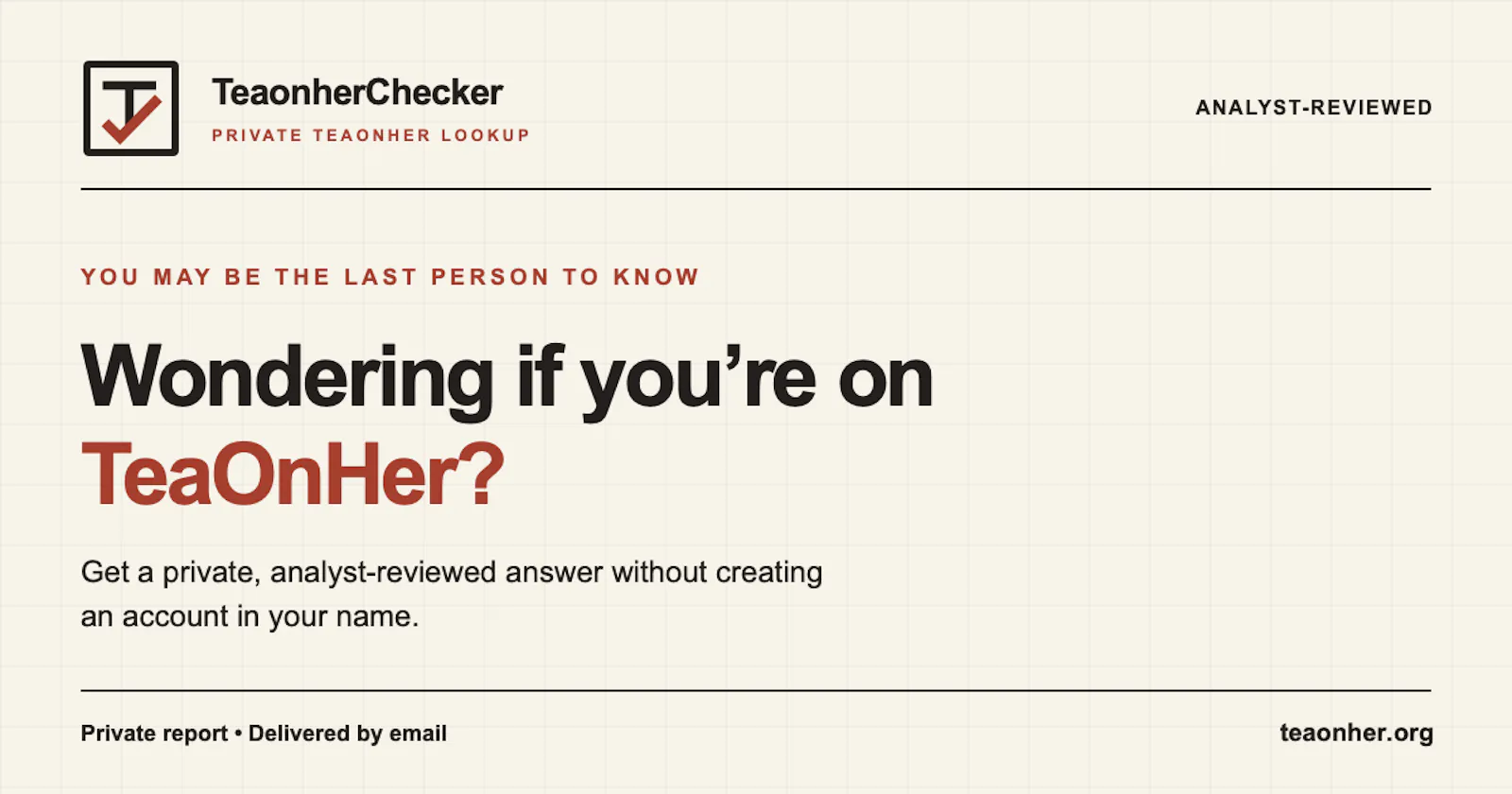 TeaonherChecker screenshot 1