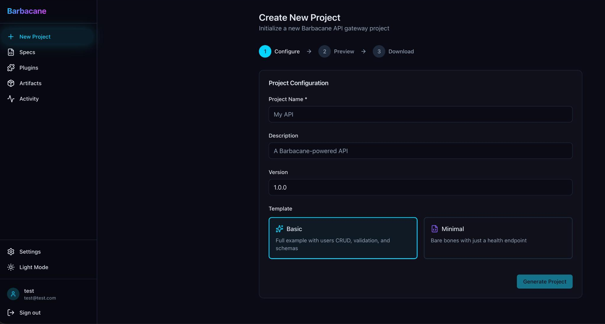Barbacane - Main product screenshot demonstrating key features and user interface