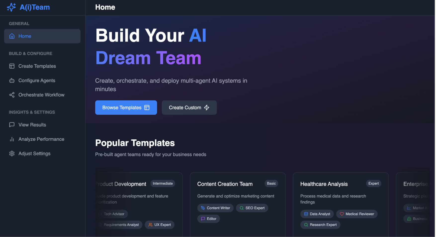 Aitam - Únase a Aiteam Beta: construir equipos de IA sin código sin código media 1