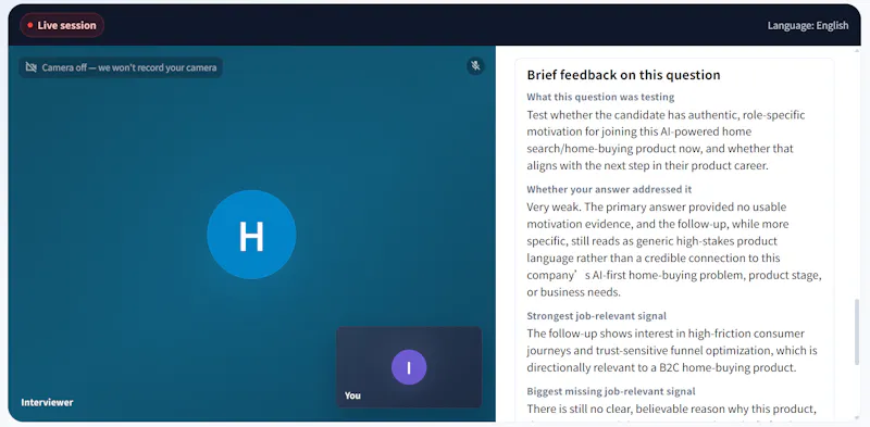 Okareer Interview Lens screenshot 3