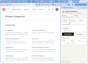 Page to Markdown gallery image
