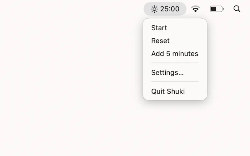 Shuki screenshot 1