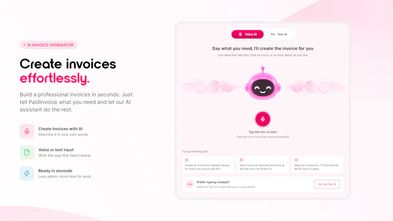 PaidInvoice screenshot 2
