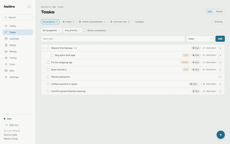Neiliro — your family's home base screenshot 3