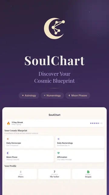 SoulChart — Your Cosmic Blueprint    media 1