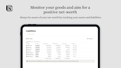 Notion Optimal Finance System gallery image