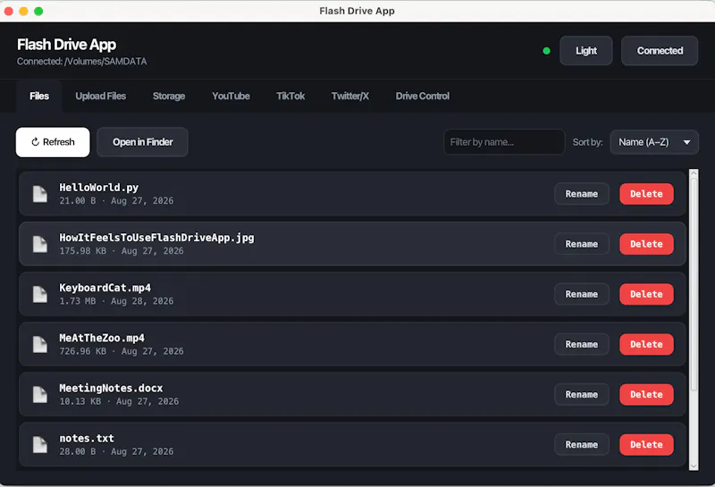 FlashDrive.app screenshot 2