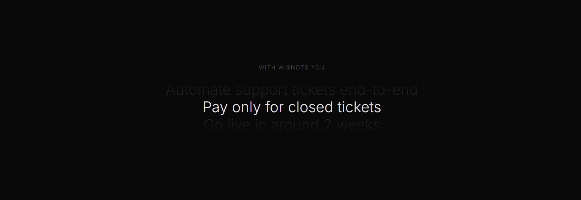 WISNOTS – Pay for closed tickets gallery image