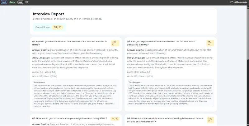 interviewginie screenshot 4
