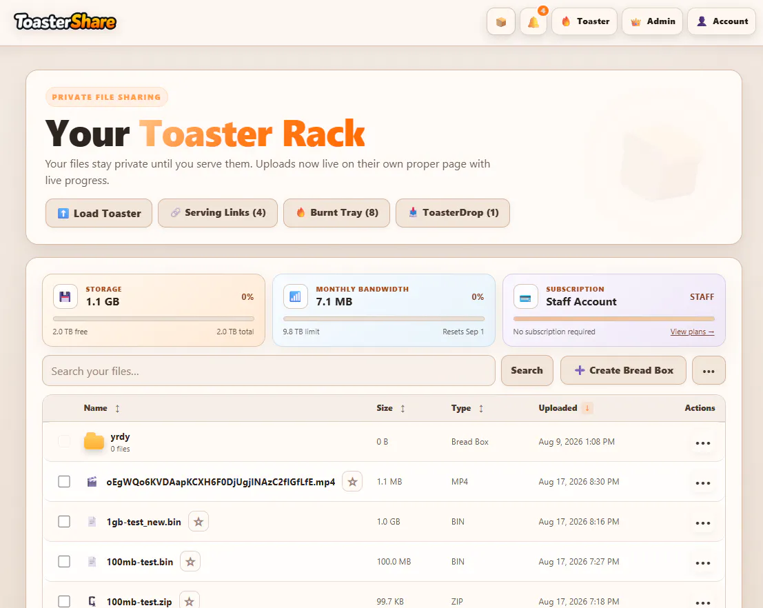 ToasterShare gallery image