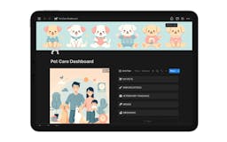 Notion Template - Pet Care Dashboard media 2