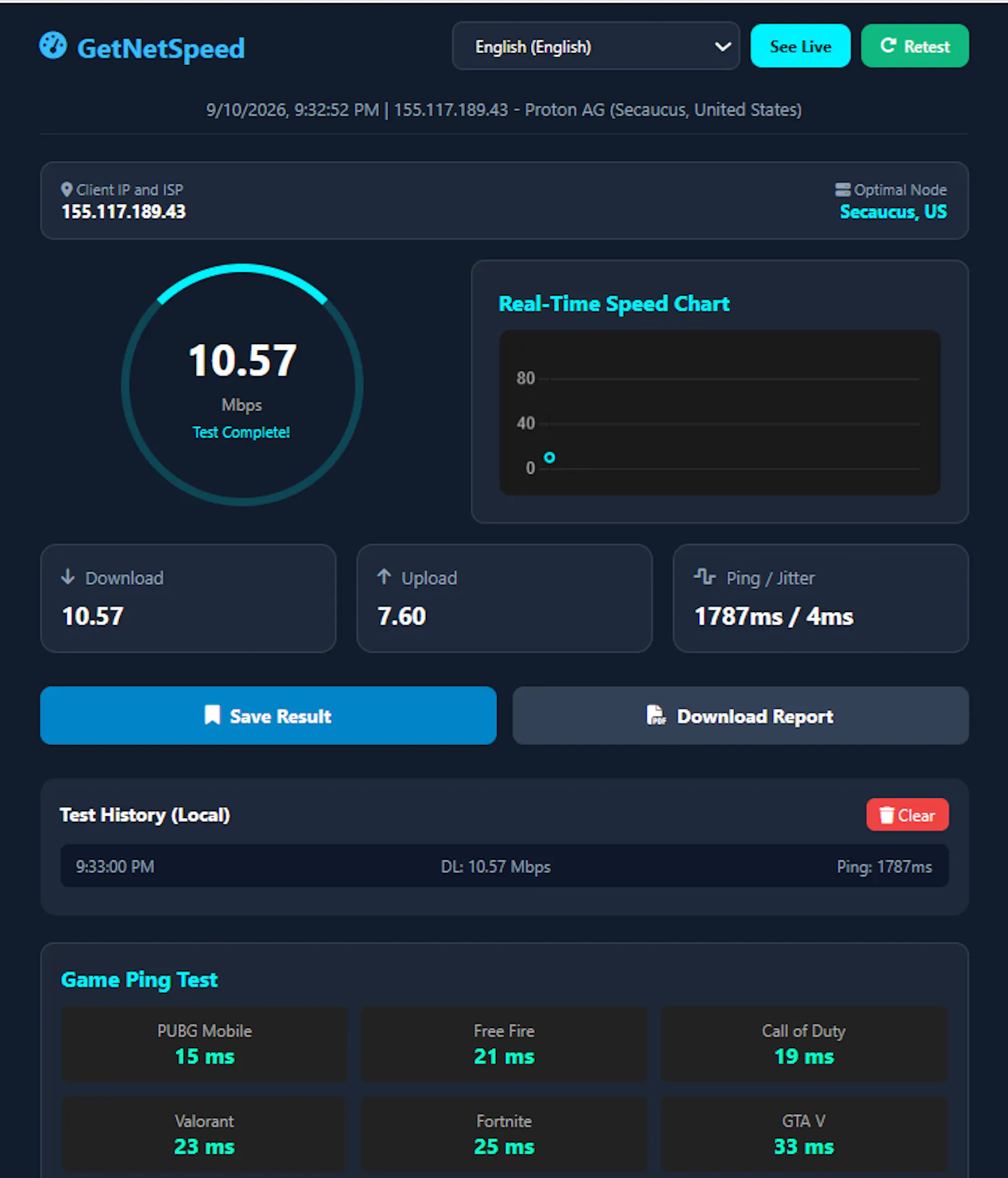 Get Net Speed screenshot 1