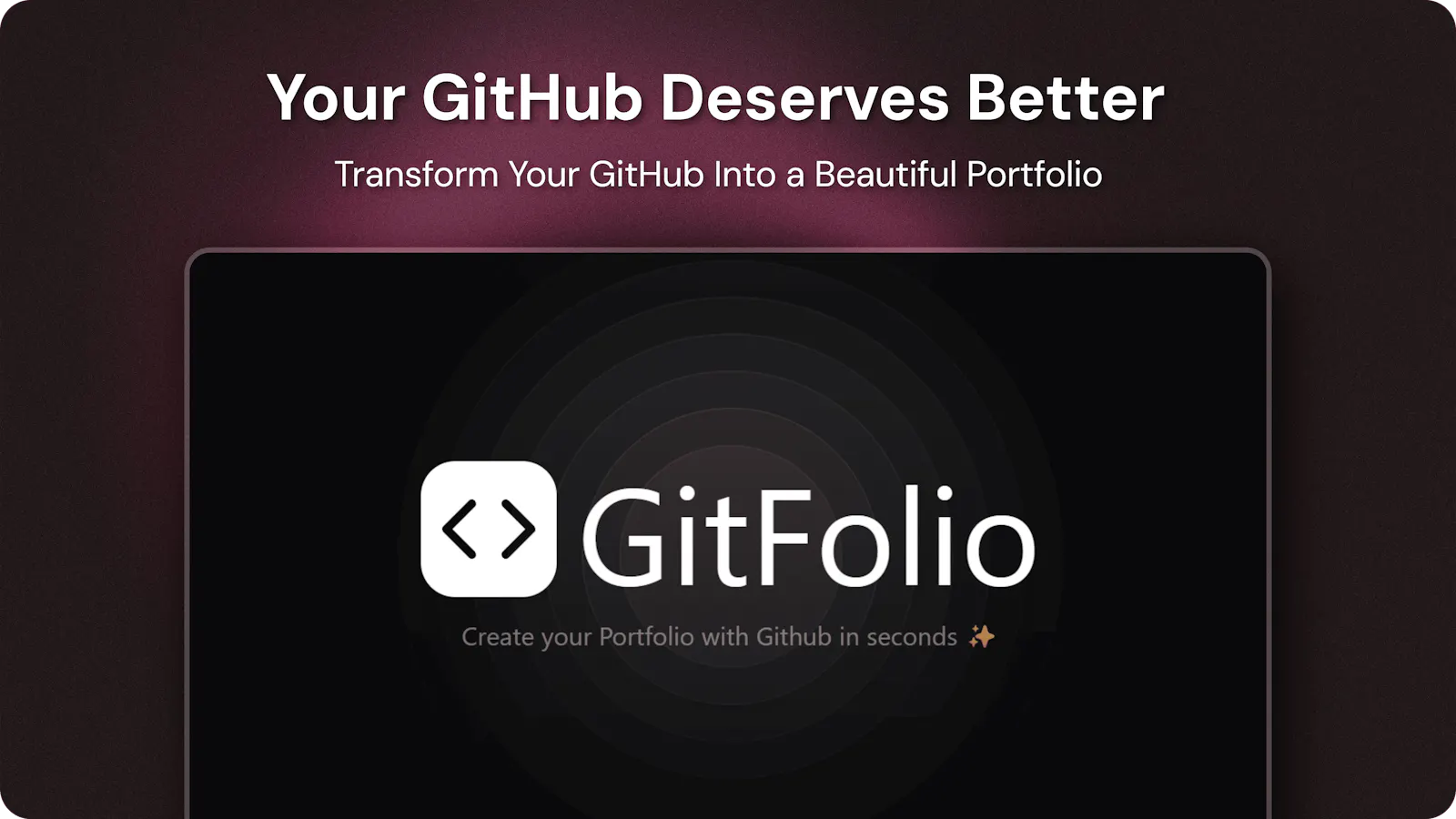 GitFolio screenshot 1