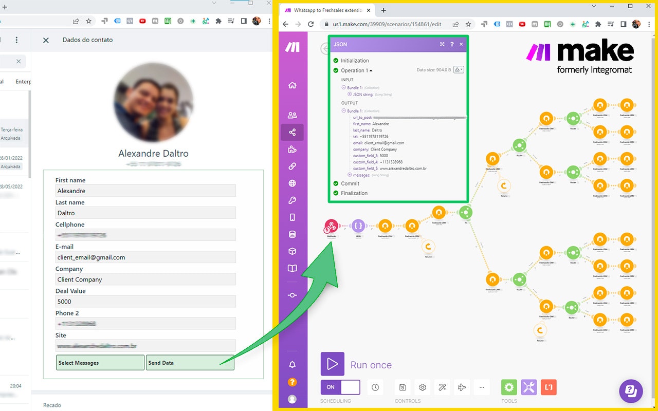 Whats2api - WhatsApp'ı Zoho CRM'ye entegre edin Herhangi bir aracı medya 3