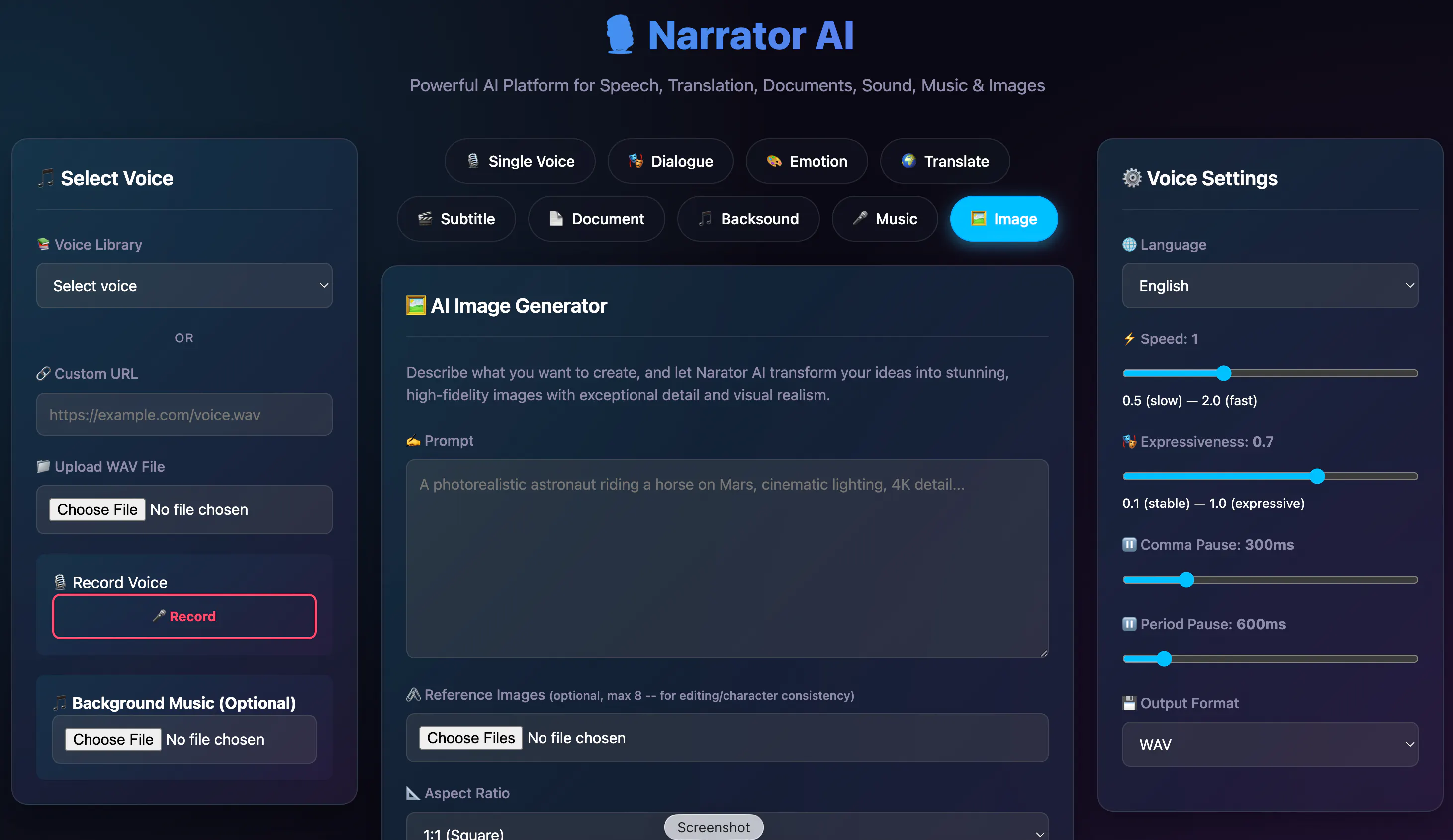 Narator AI gallery image