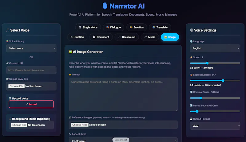 Narator AI screenshot 4