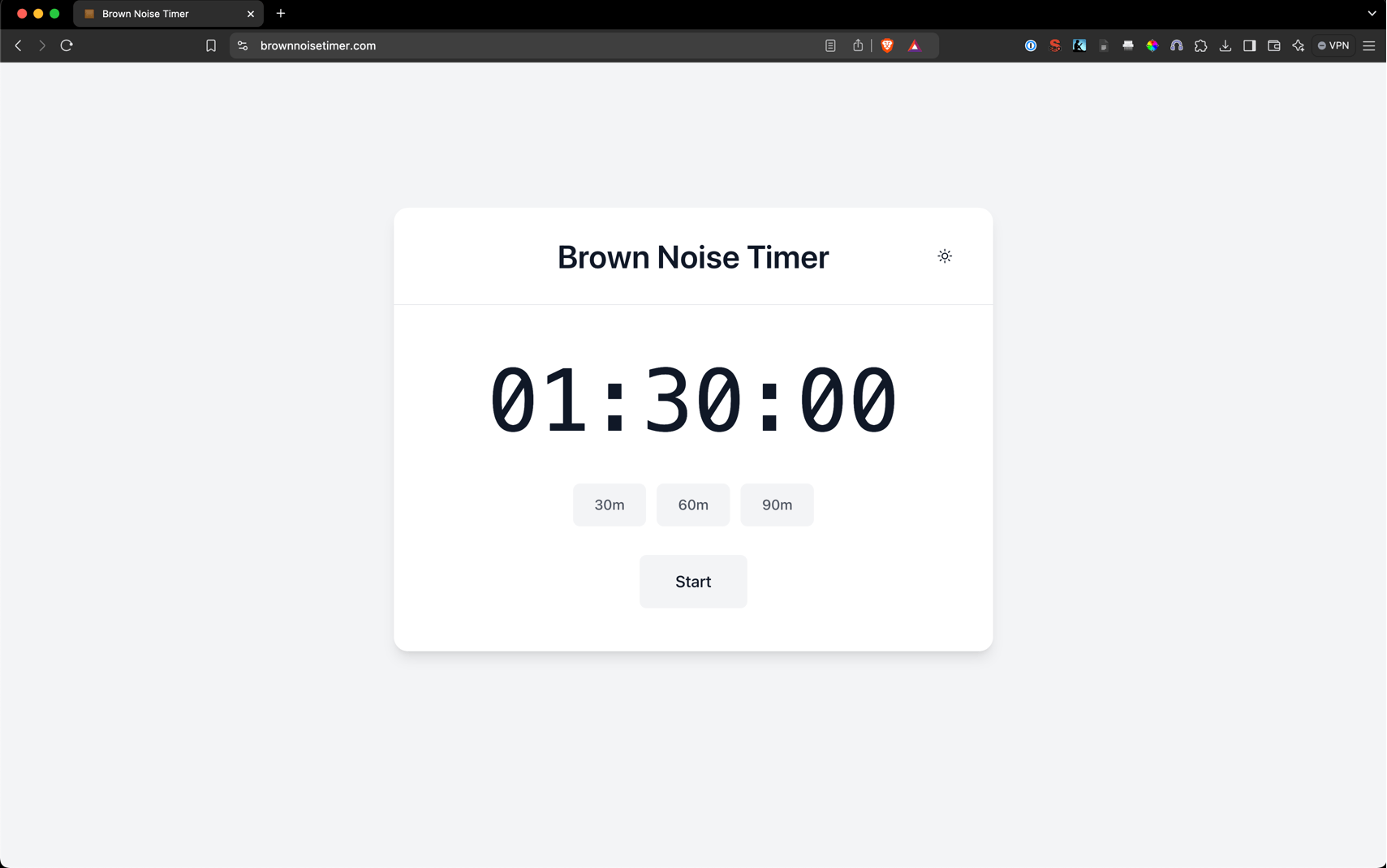 Brown Noise Timer media 1