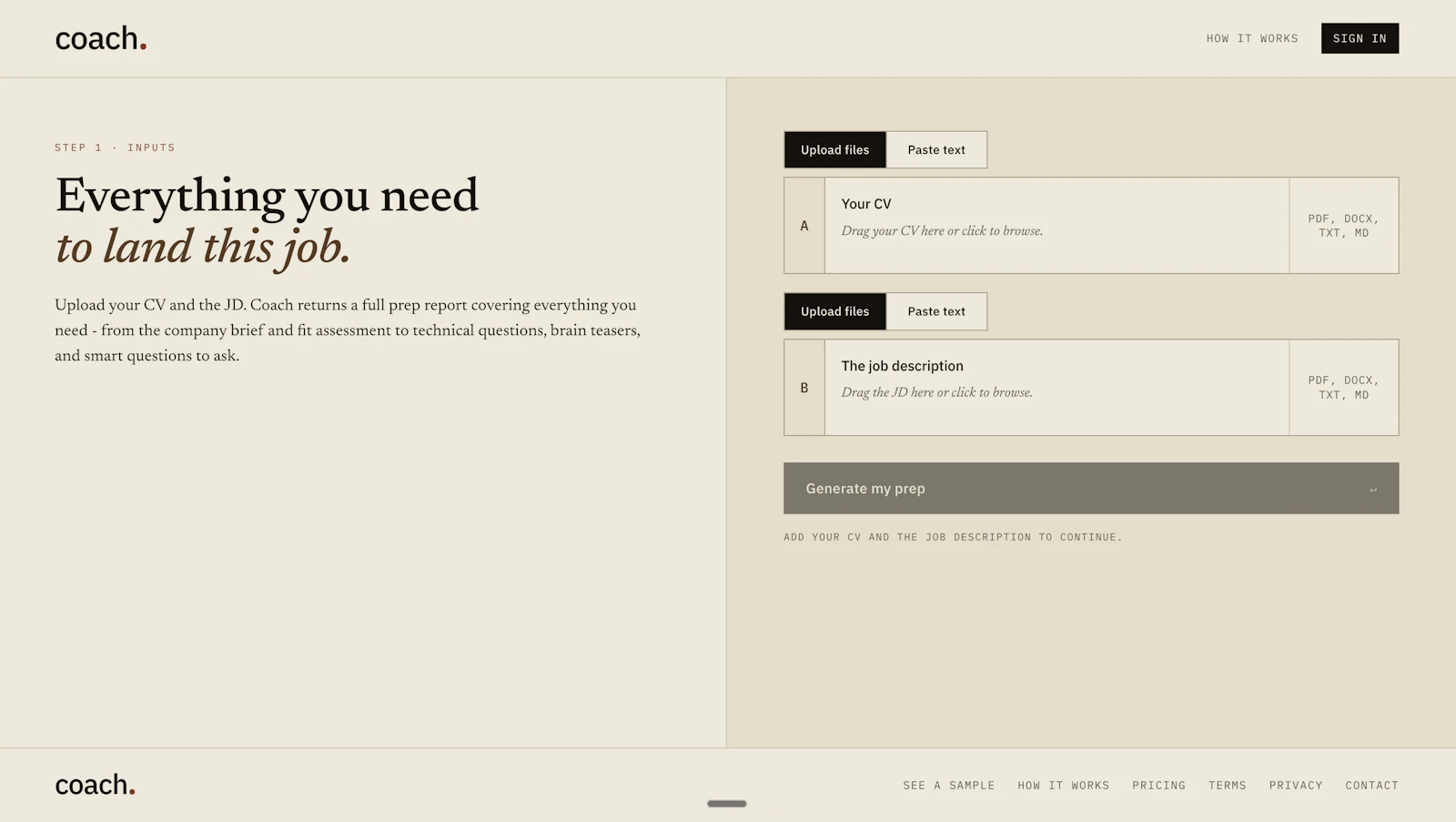 Coach | Interview Prep AI screenshot 1