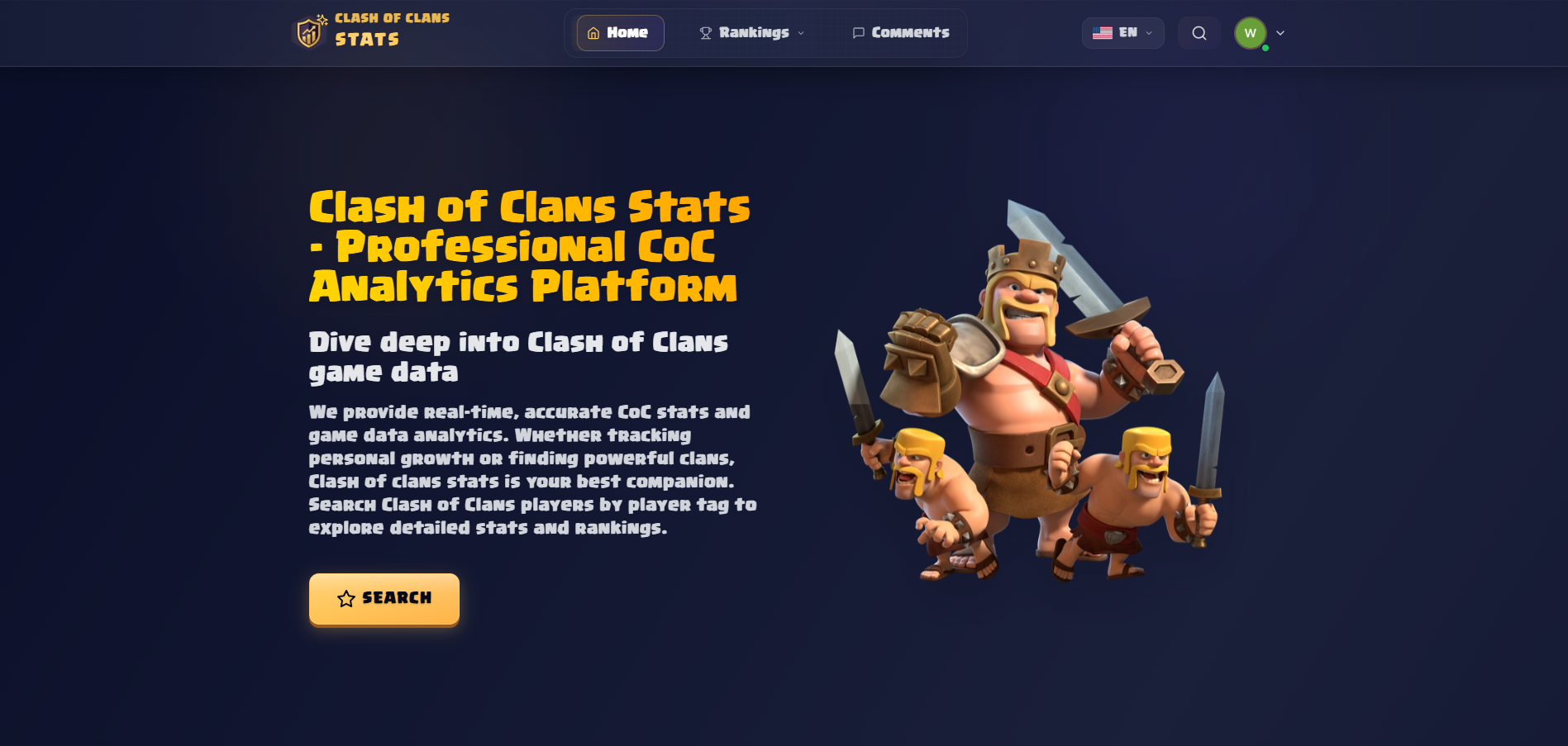 Clash of clans stats gallery image