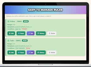 Tho Alert - Addon for Google Sheets™ gallery image