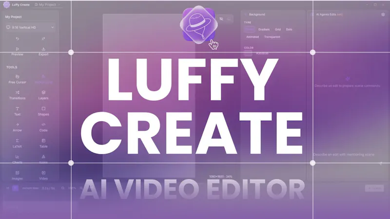Luffy Create screenshot 1 (video preview)