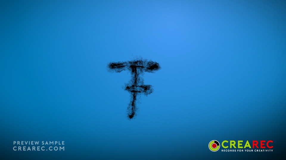 Ink Alphabet Animated stock footage text gallery image