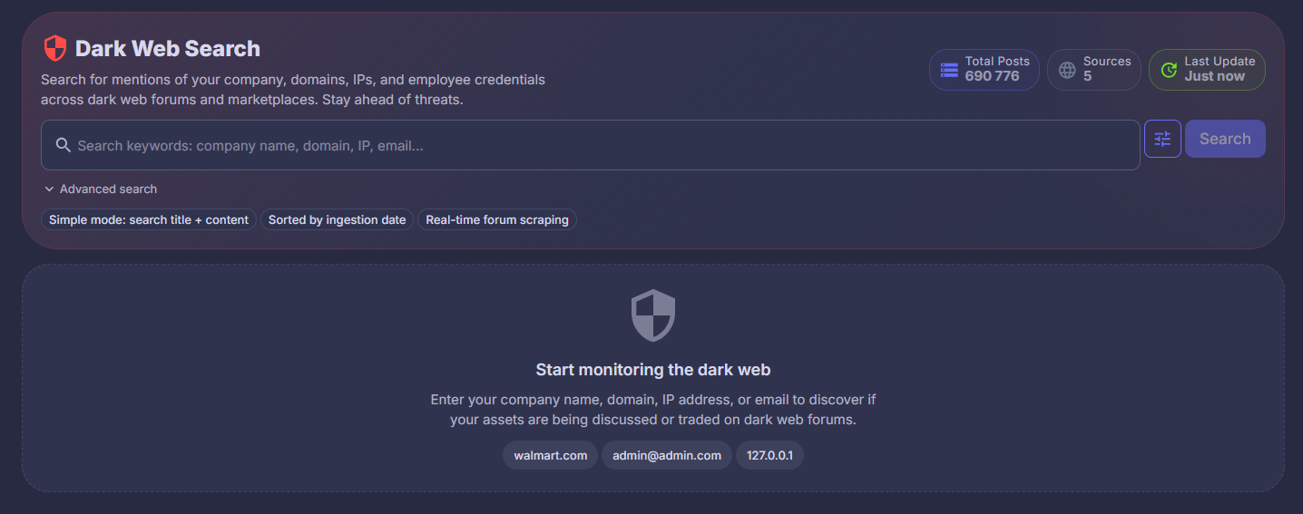 LeakRadar.io gallery image