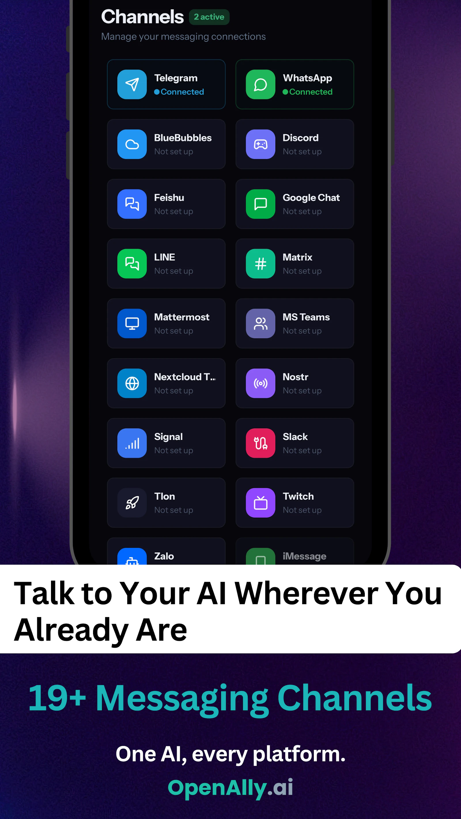 OpenAlly.ai Agent for Android  screenshot 9