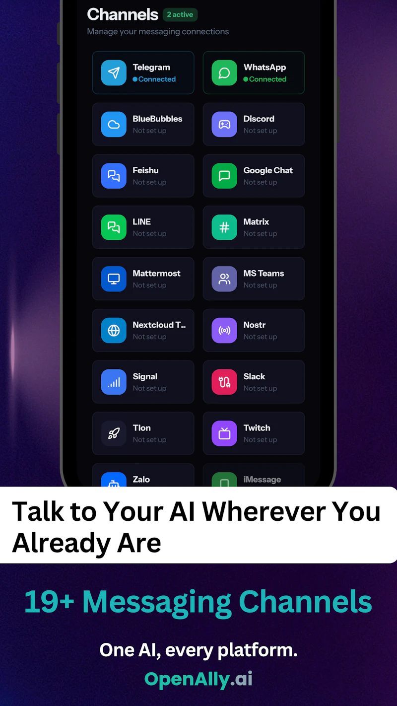 OpenAlly.ai Agent for Android  screenshot 9