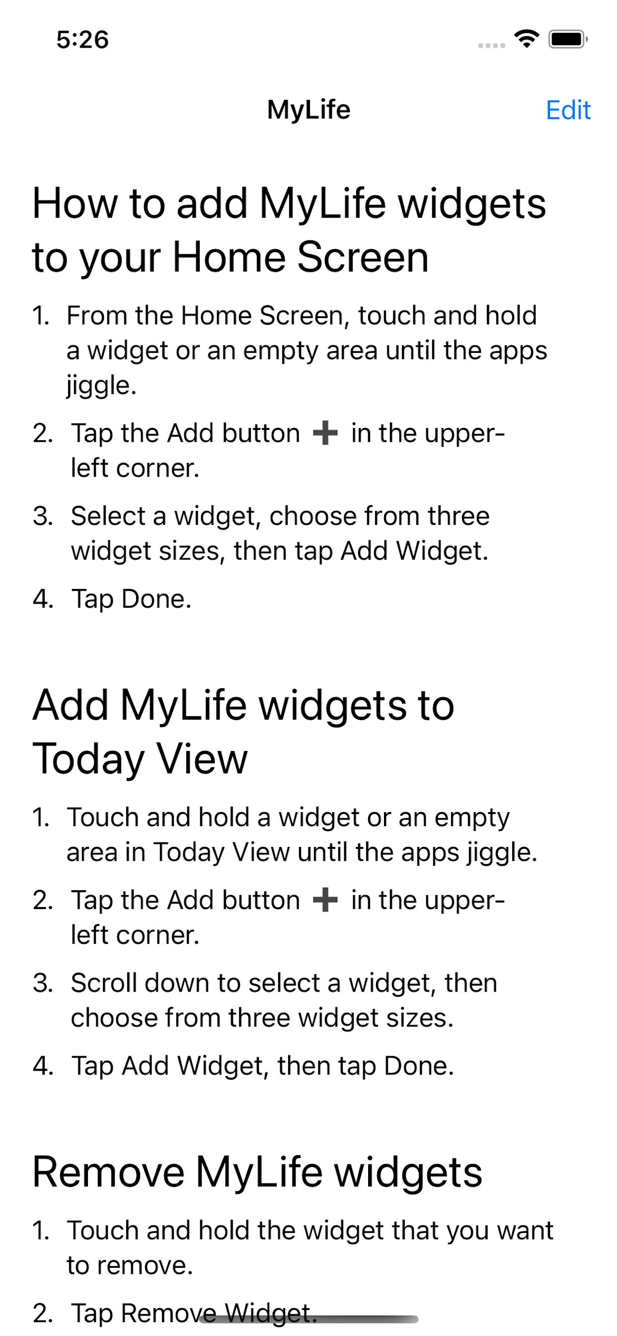 MyLife - Simple Widgets gallery image