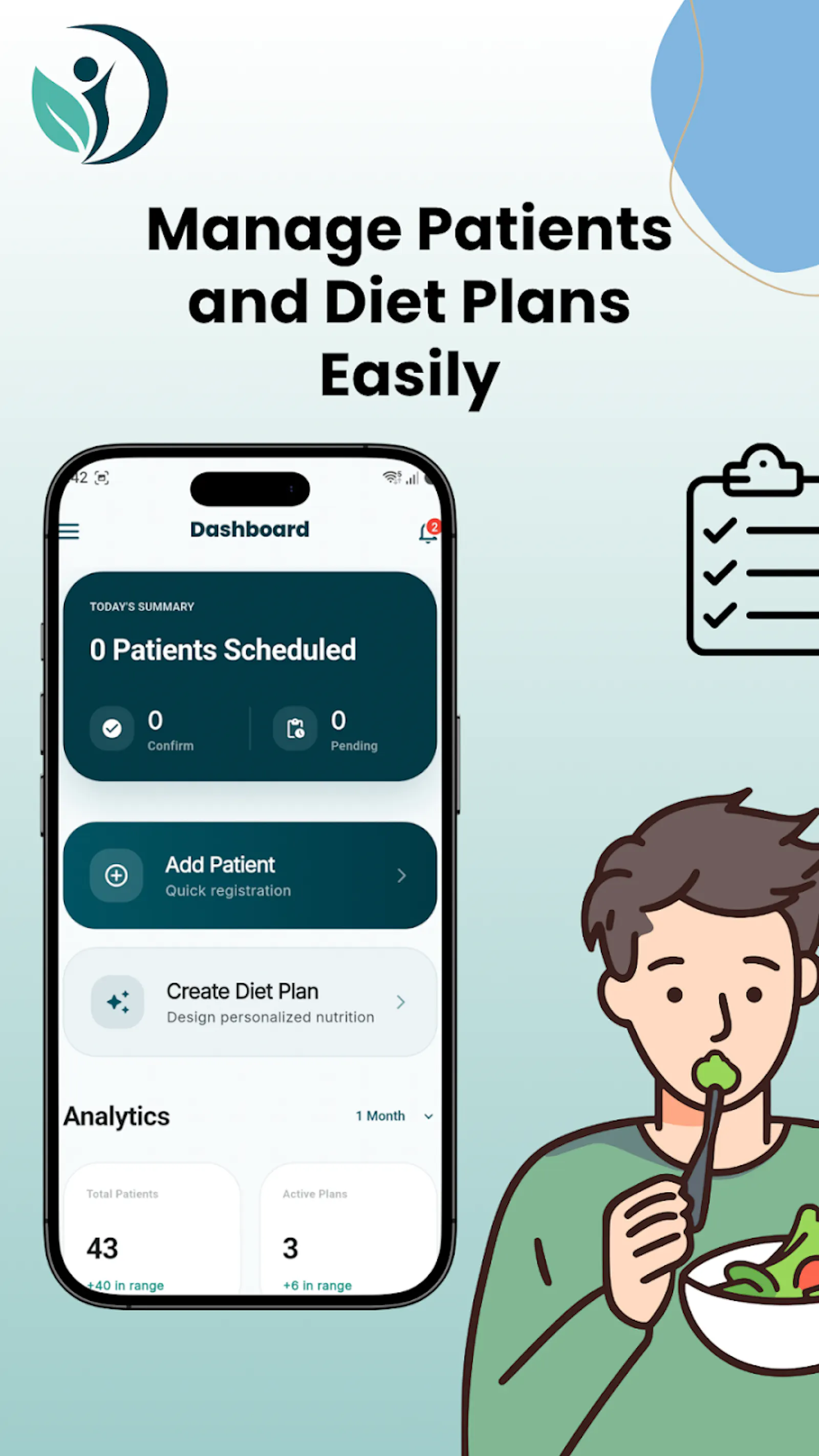 Dietora – Dietitian & Nutrition App screenshot 1