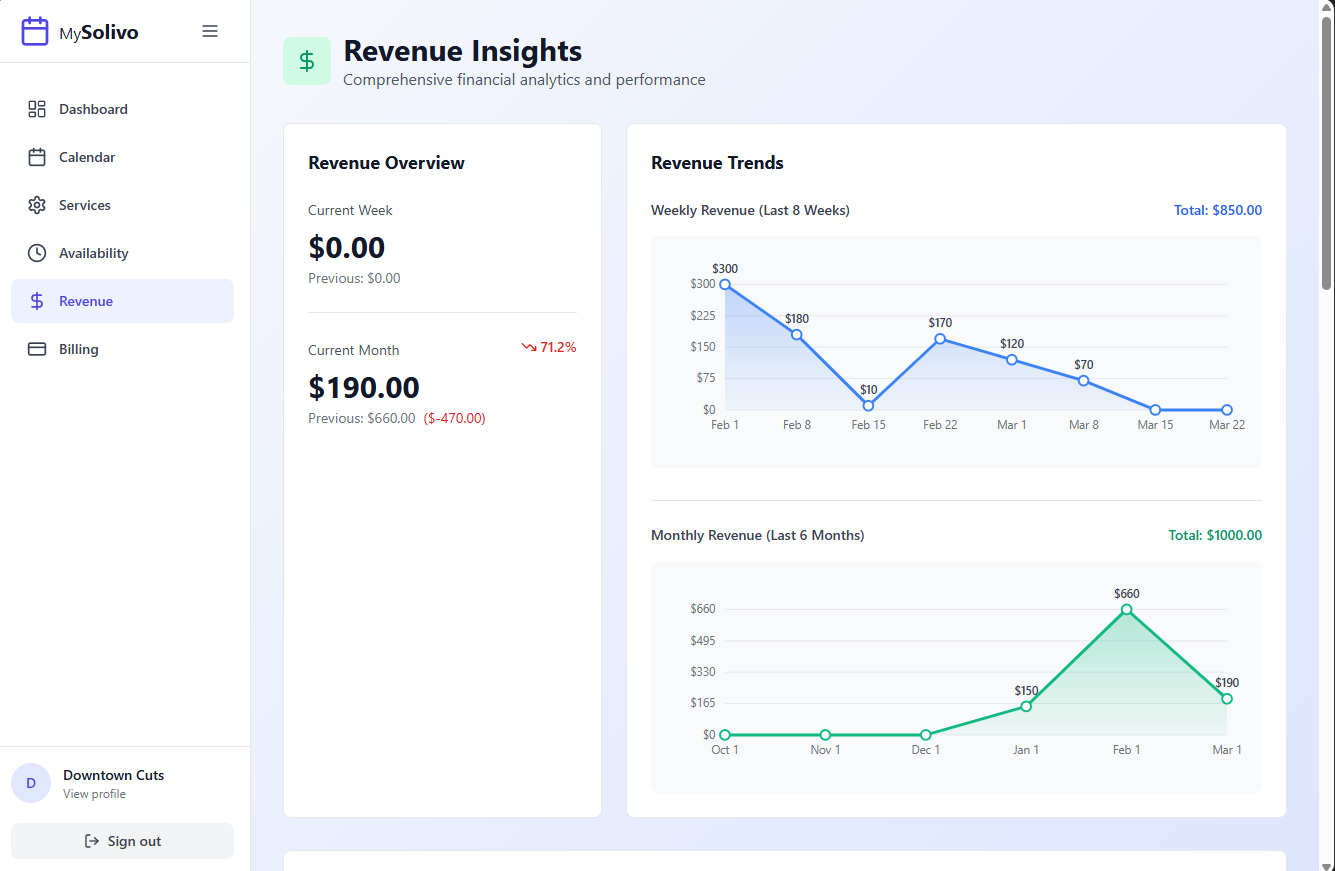 Small Business Booking SaaS gallery image