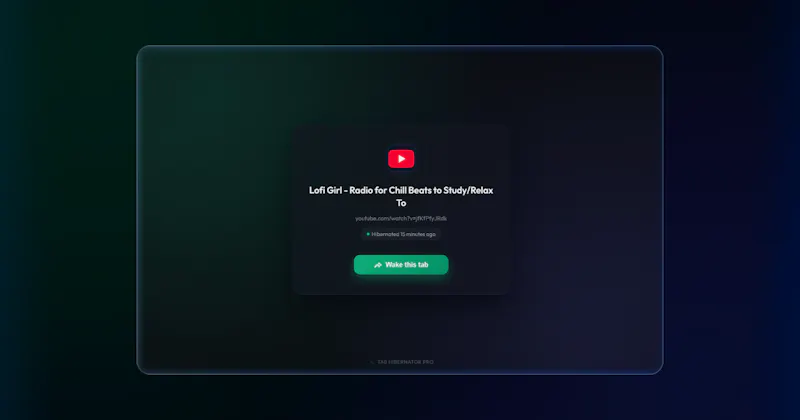 Tab Hibernator Pro screenshot 3