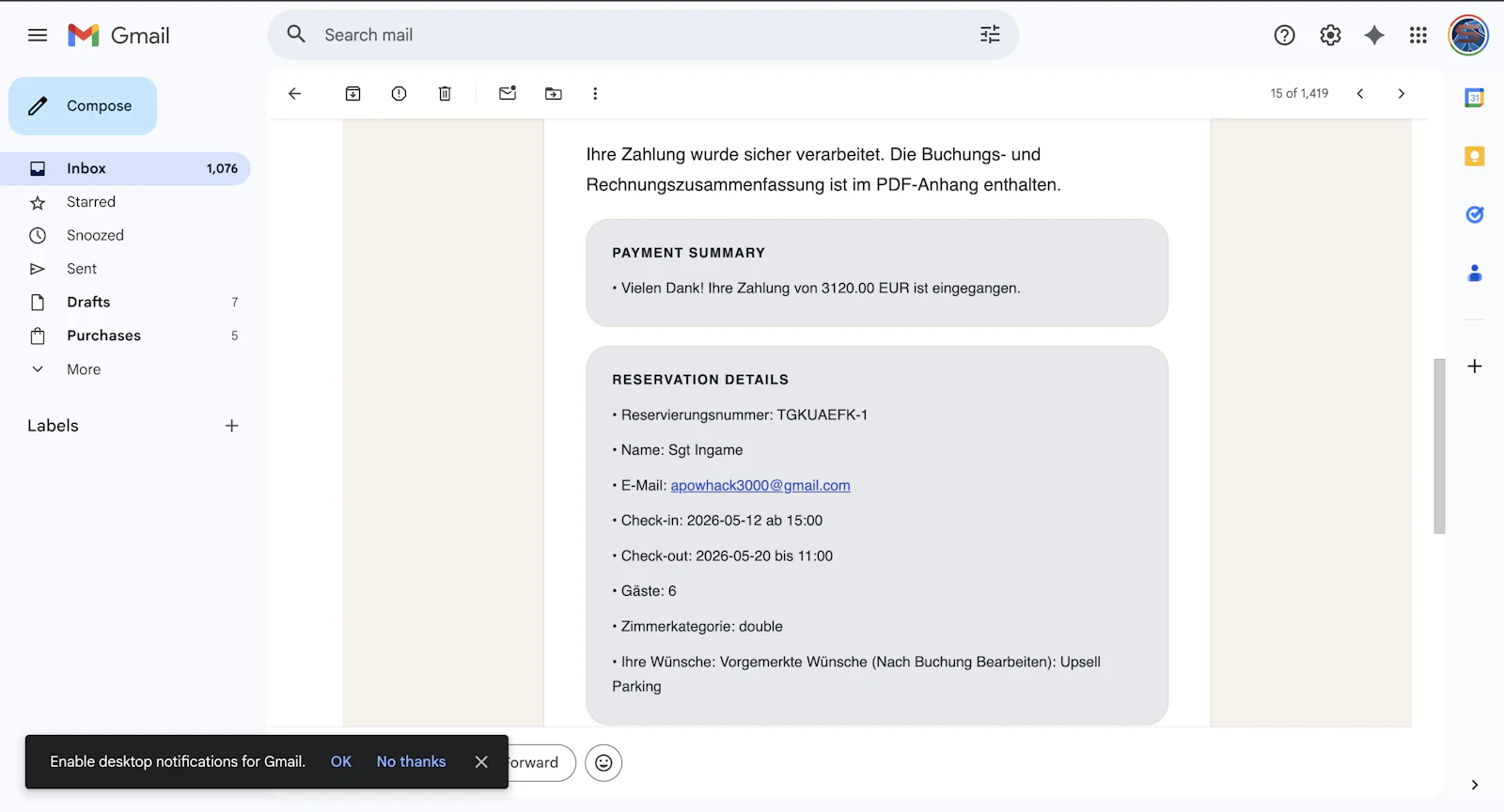 EXODUS Hotel Intelligence screenshot 8