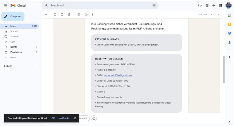 EXODUS Hotel Intelligence screenshot 8