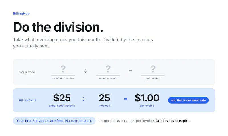 BillingHub screenshot 1