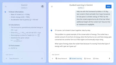 Guided Learning in Gemini gallery image