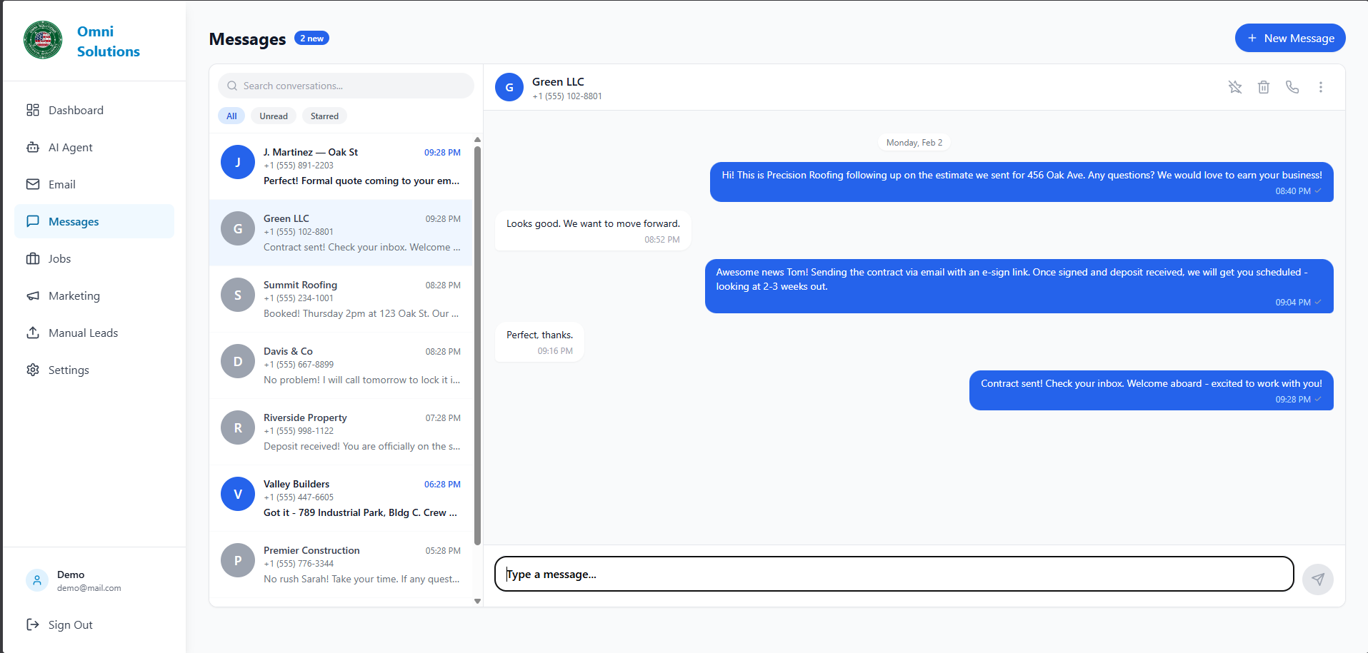 OmniSolutions - Screenshot 4 showing product features and functionality