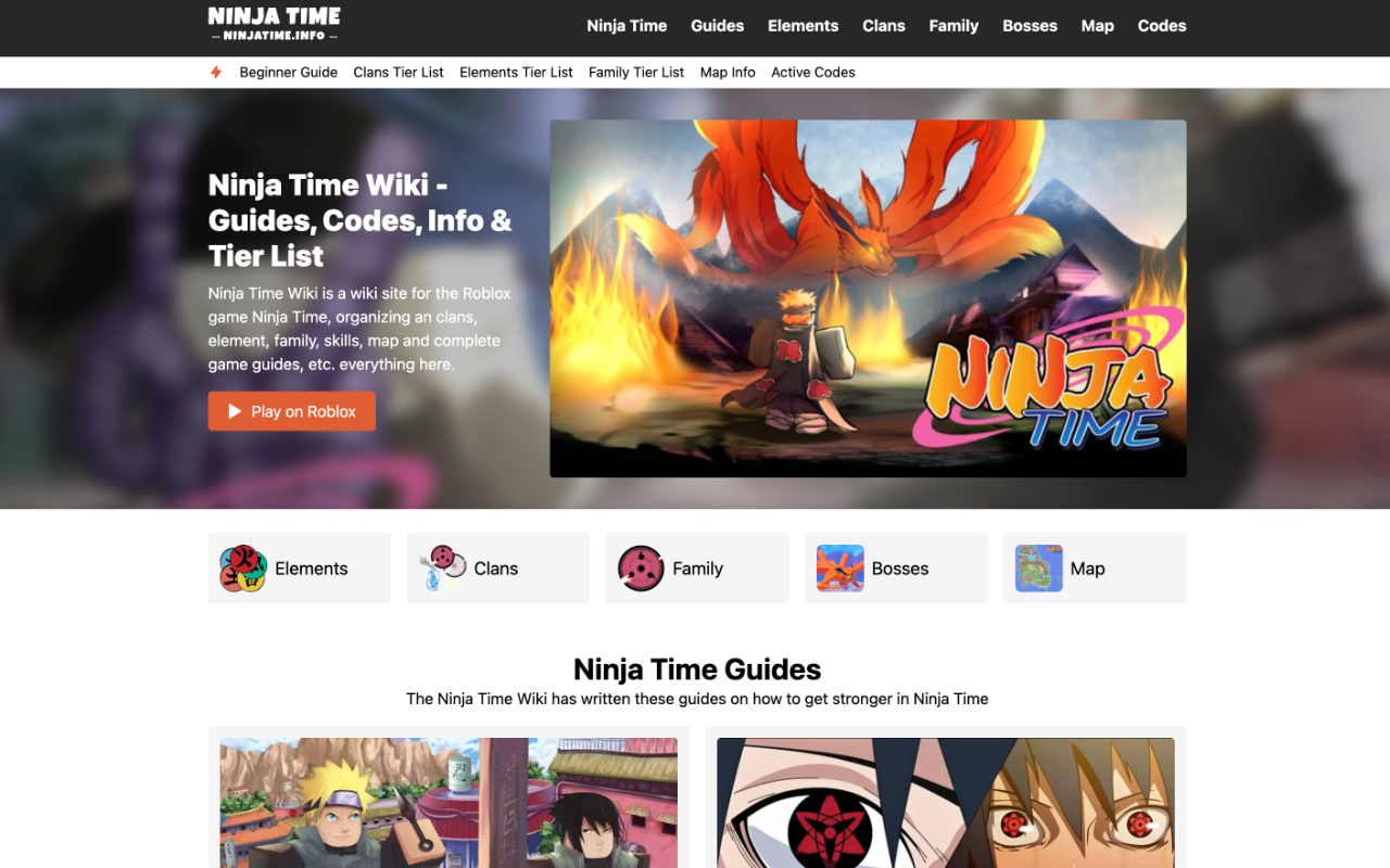Ninja Time Wiki media 1